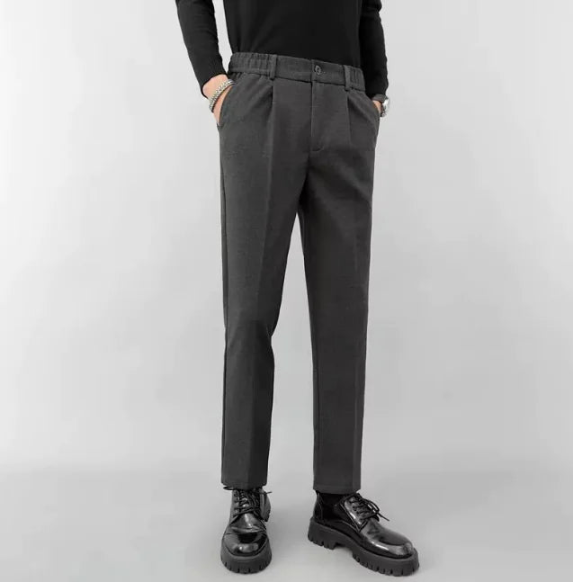 LIGHTLY MATURE WOOLEN PANTS