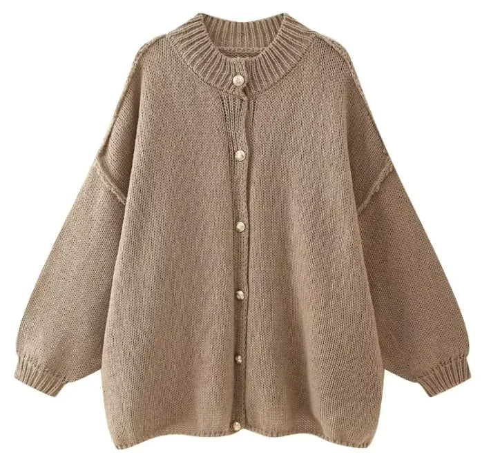 LUXE OVERSIZED KNIT CARDIGAN