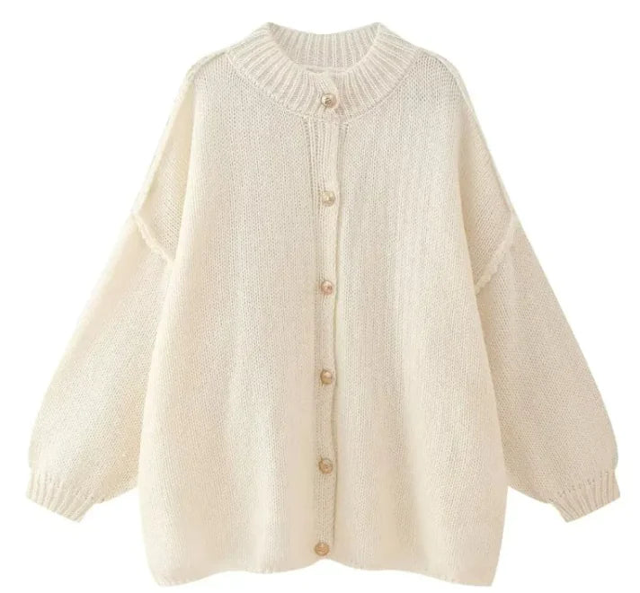 LUXE OVERSIZED KNIT CARDIGAN