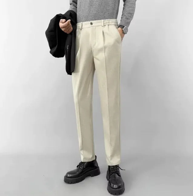 LIGHTLY MATURE WOOLEN PANTS